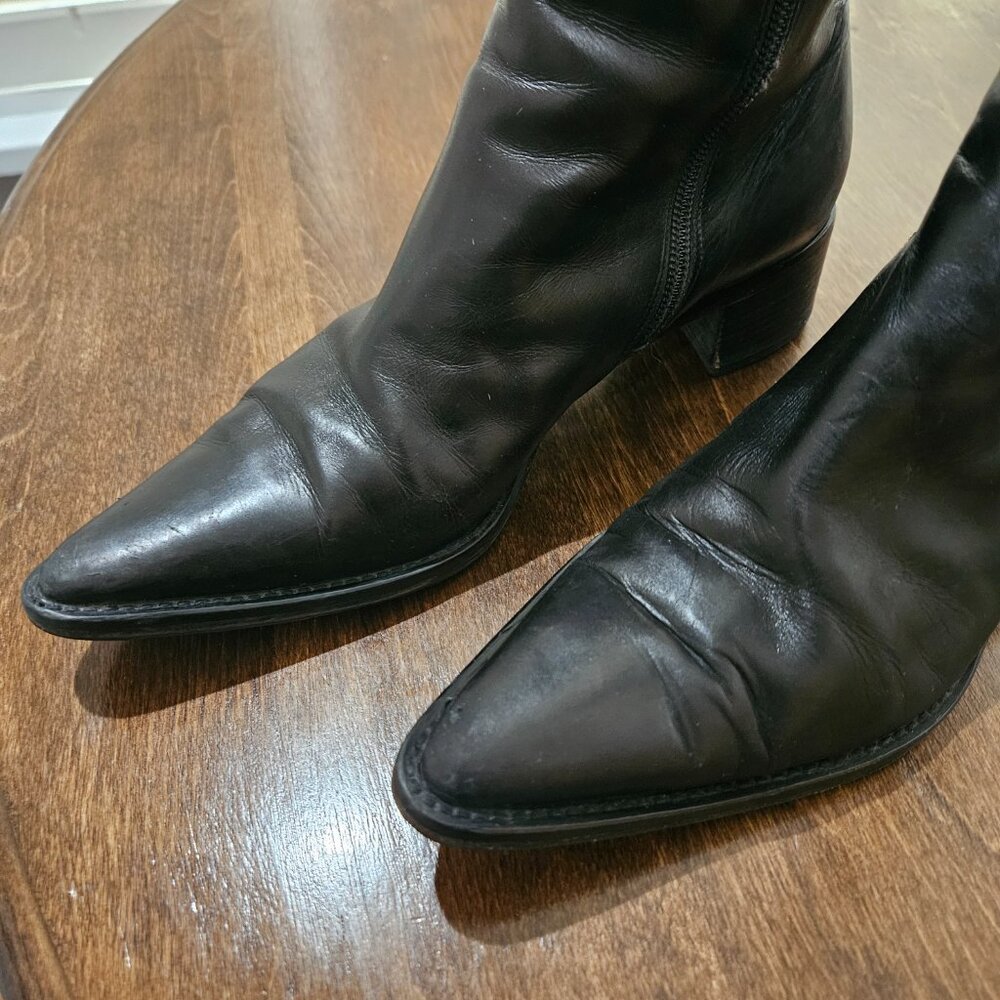 Christian Dior Black Leather Boots - Picture 8 of 10